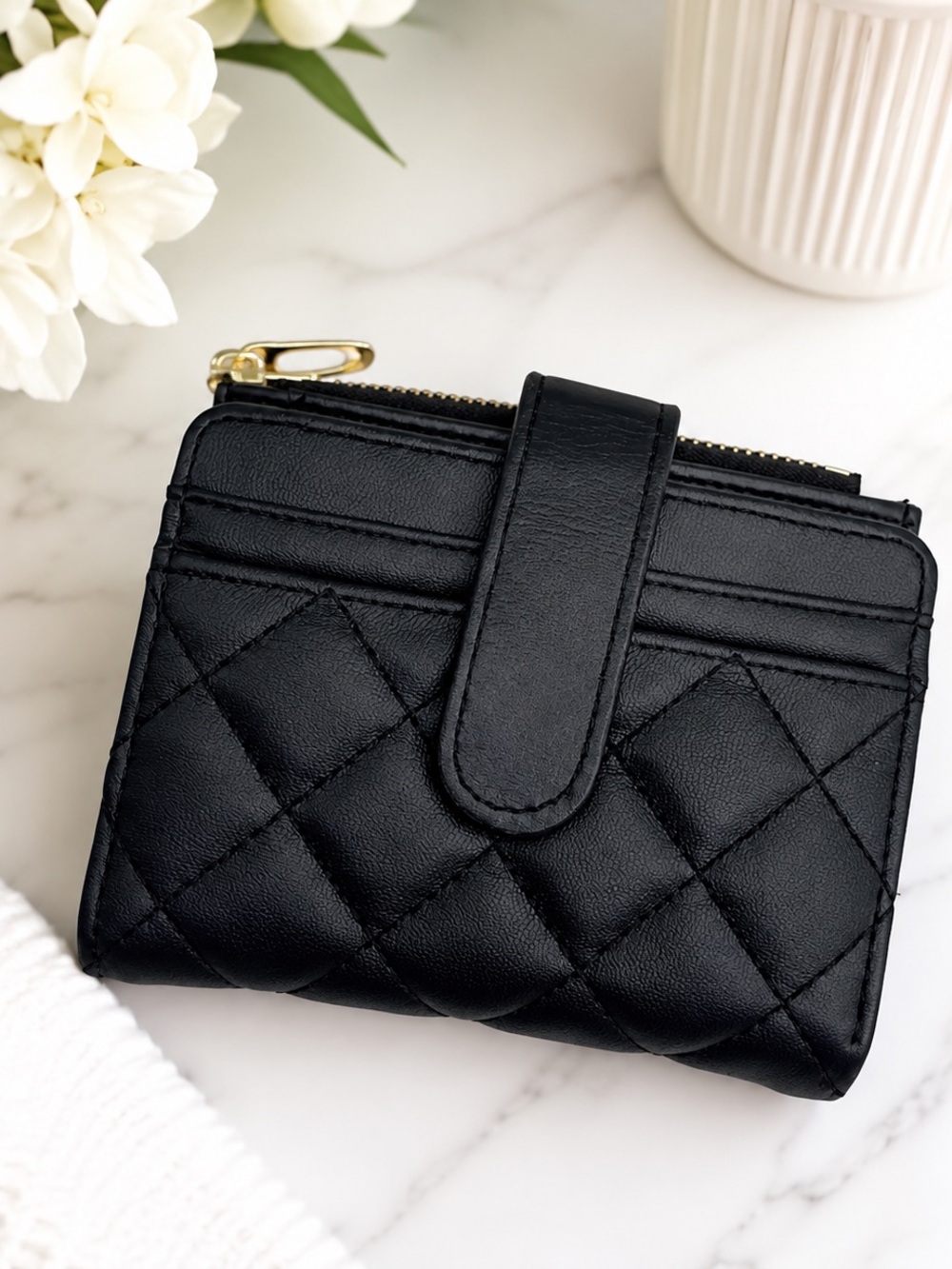 Multi-Functional Wallet With Zipper Pocket For Coins